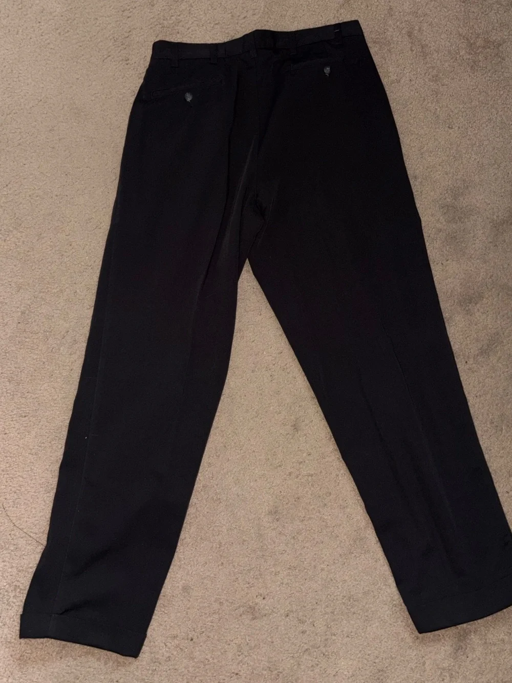 Pendleton Black Men's Pleated Dress Pants